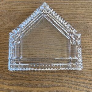 Waterford Clear Crystal Decorative Home Plate (no engraving)